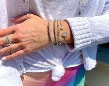Load image into Gallery viewer, 14K Gold Diamond Bangle
