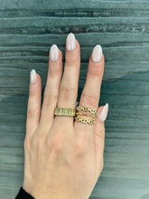Load image into Gallery viewer, 14K Yellow Gold Bamboo Ring
