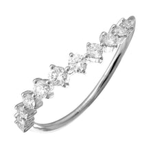 Load image into Gallery viewer, 14k Gold Wavy Diamond Ring
